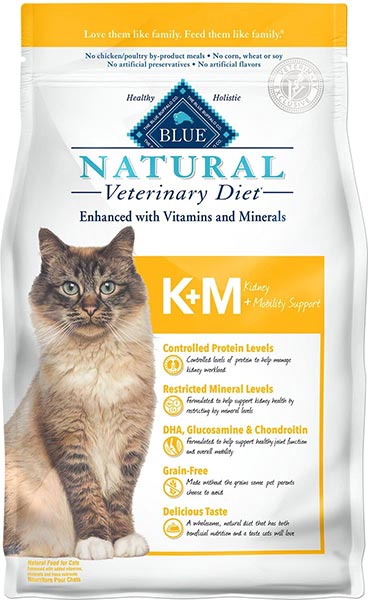 Photo of a bag of Blue Buffalo Kidney Support Dry Cat Food