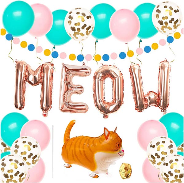 Photo of a Cat Birthday Party Supplies