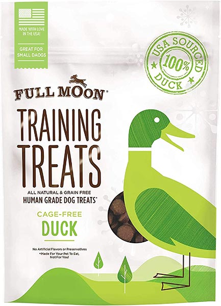 Photo of a pack of Full Moon Organic Treats for Dogs