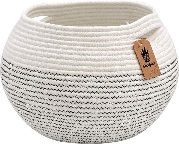 Photo of a Goodpick round rug basket