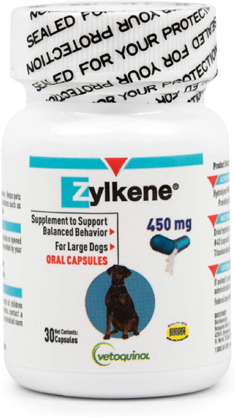 Photo of a bottle of 450mg Vetoquinol Zylkene