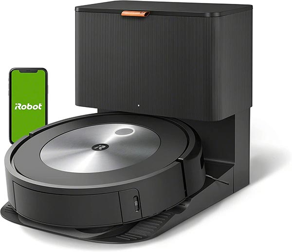 Photo of a iRobot Roomba and smart phone